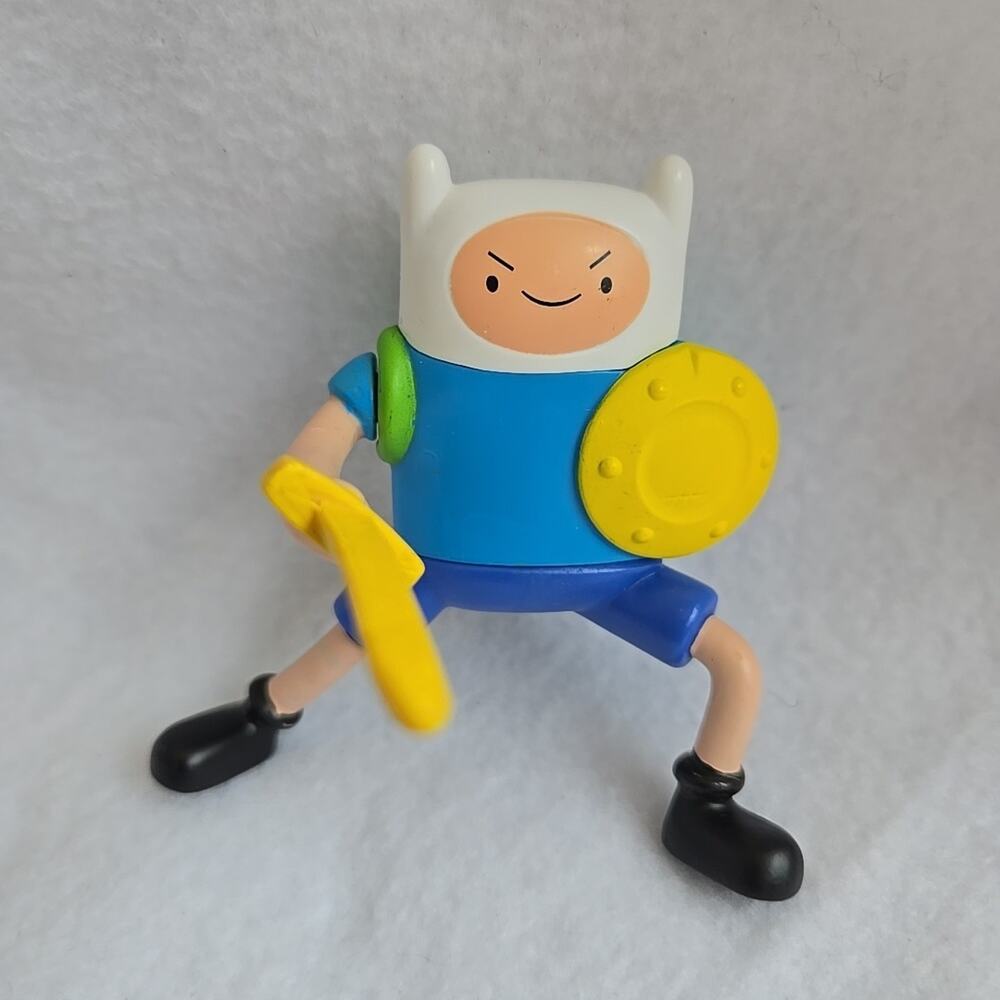 ADVENTURE TIME FINN SWORD SWINGIN' McDonald's Happy Meal Toy CARTOON NETWORK 4"